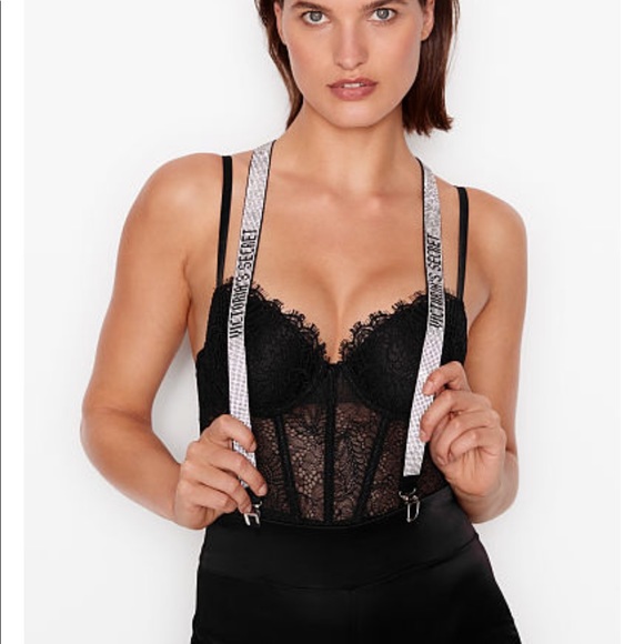 VS Logo Shine Suspenders and wristlet strap set - Picture 7 of 9